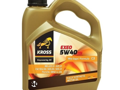 KROSS EXEO 5W-40 TDI- 4L KROSS K-MO-130702-004 <br>
