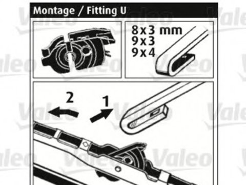 Lamela stergator 116126 SWF pentru Alfa romeo 33 Alfa romeo 155 Mercedes-benz Sl Opel Vectra Ford Fiesta Ford Courier Opel Omega Vw Scirocco Vw Corrado Opel Calibra Opel Frontera Vw Golf