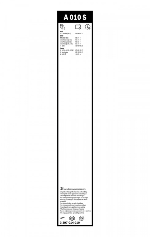 Lamela stergator BOSCH 3 397 014 010 pentru BMW 4 