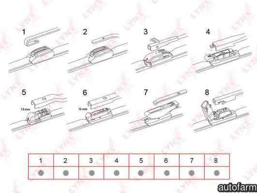 Lamela stergator LEXUS CT (ZWA1_) FORD 1537084