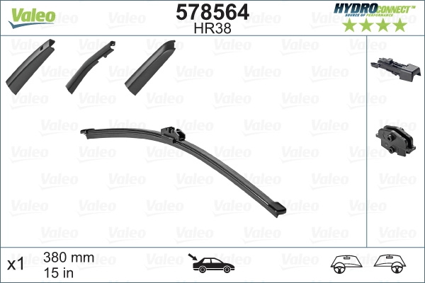 Lamela stergator spate Valeo AUDI A4 B9 