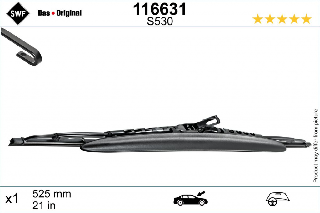 Lamela stergator SWF 116631 pentru masina VW GOLF IV Variant (1J5) 1999 2000 2001 2002 2003 2004 2005 2006