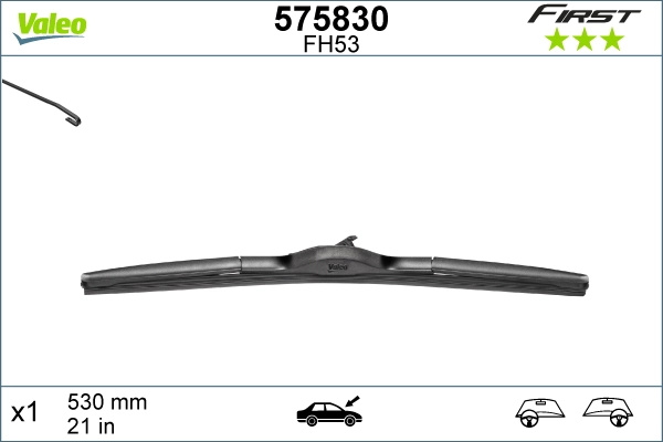 Lamela stergator VALEO 575830 compatibil cu CITROEN C4 AIRCROSS 2012 2013 2014 2015 2016 2017