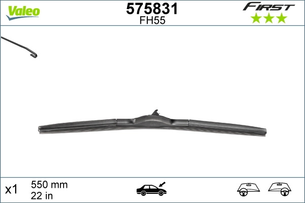 Lamela stergator VALEO 575831 compatibil cu MAZDA 2 hatchback (DL, DJ) 2014 2015 2016 2017 2018 2019