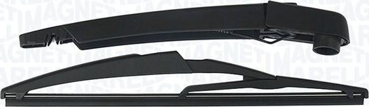 Lamela stergator Wiper arm with blade rear fits. MERCEDES C W204 01.07-03.14 MERCEDES-BENZ C-CLASS (W204), Sedan, 01.2007 - 01.2015 Magneti Marelli 000723180295