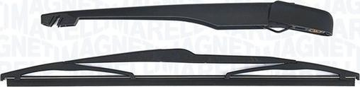Lamela stergator Wiper arm with blade rear fits. P