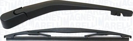 Lamela stergator Wiper arm with blade rear fits. BMW 1 F20 1 F21 07.11- BMW 1 (3 door) II (F21), Hatchback, 12.2011 - Magneti Marelli 000723180221