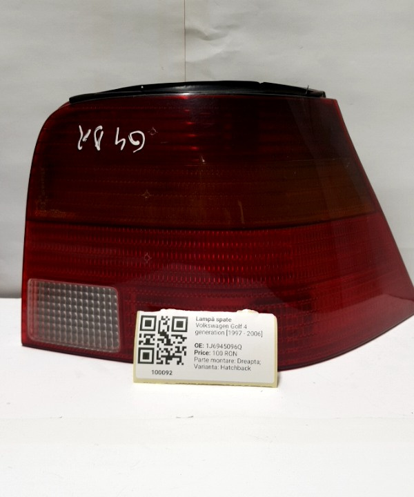 Lampă spate - Parte montare: Dreapta, Varianta: Hatchback - Volkswagen Golf 4 generation [1997 - 2006] Hatchback 5-doors