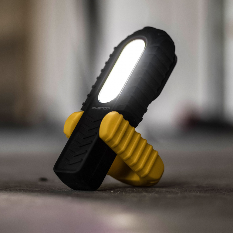 Lampa de lucru COB LED, 2 in 1, cu acumulator PHENOM