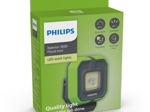 LAMPA DUBLA: PROIECTOR 500 LM SI REFLECTOR 300 LM PHILIPS XPERION 3000