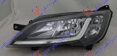 LAMPA FRONTALA ELECT. NEGRU (E) (TYC) - FIAT FIAT DUCATO 14- , FIAT, FIAT DUCATO 14-20, 299005141