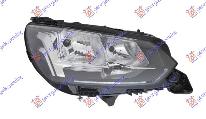 LAMPA FRONTALA ELECTRICA (H18/H9) (E) (DEPO) - PEUGEOT PEUGEOT 208 19-23 , PEUGEOT, PEUGEOT 208 II 19-23, 629205131