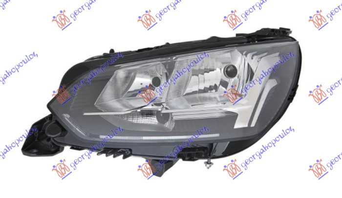 LAMPA FRONTALA ELECTRICA (H18/H9) (E) (DEPO) - PEUGEOT PEUGEOT 208 19-23 , PEUGEOT, PEUGEOT 208 II 19-23, 629205132