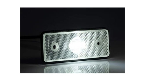 Lampa gabarit 110x45, LED, alba, 12-36V 