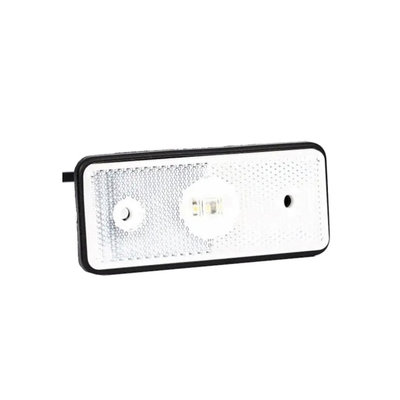 Lampa gabarit 110x45, LED, alba, 12-36V, MD-013-B 