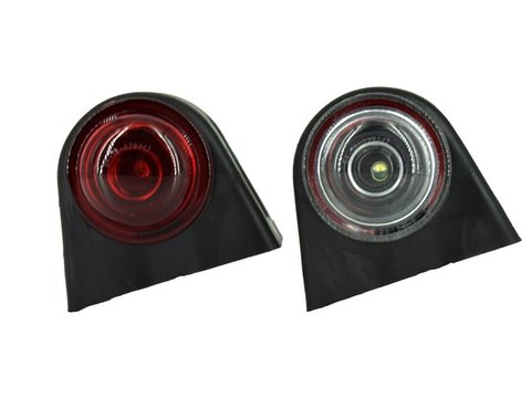 Lampa laterala gabarit cu LED Rosu-Alb 24V E4-Mark BK69054 ( set 2 bucati )