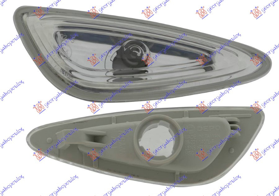 LAMPA LATERALA - HYUNDAI HYUNDAI I10 19- , HYUNDAI, HYUNDAI I10 19-23, 371305497