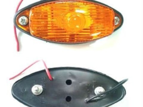 Lampa laterala portocalie 12V / 24V GAB GO2