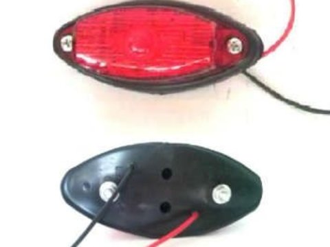 Lampa laterala rosie 12V / 24V GAB GO2