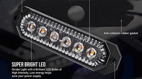 Lampa LED profesionala stroboscopica 12V