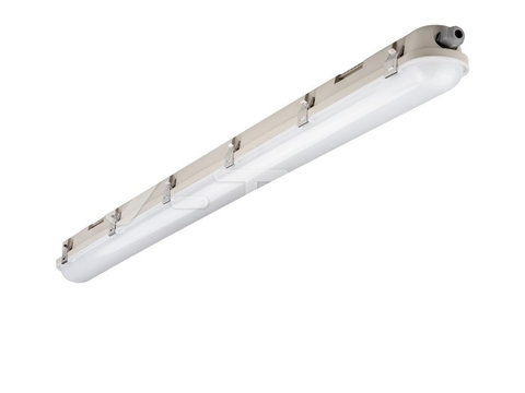 Lampa LED Rezistenta la Apa Seria M 1200mm 36W 4000K Milky Cover SS Clip 120 lm/W ERK AL-060721-29