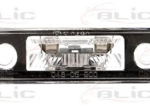 Lampa numar inmatriculare SKODA OCTAVIA 2 (1Z3) (2004 - 2013) BLIC 5402-048-05-905