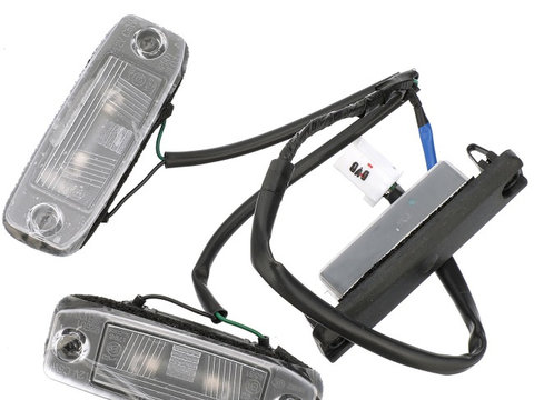 Lampa numar Kia Sportage (Sl), 06.2010-12.2015, spate, C5W, set, cu cablaje, cu becuri, OE