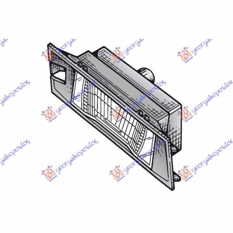 Lampa Numar - Lancia Dedra 1989 , 7569564