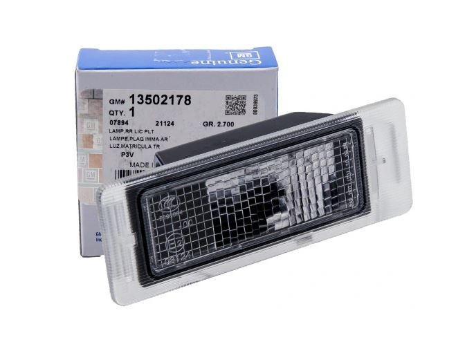 Lampa numar OPEL MOKKA, 2012-2016, MOKKA X, INSIGNIA, 2013-2017 COMBI, AMPERA-e, Chevrolet TRAX, 2015-2020, SPARK, 2010-, IMPALA, 2015-2020, EQUINOX, CRUZE, 2009-, BOLT, 2016-, AVEO, 2011-, CADILLAC XTS, 2012-2017, SRX, CTS, Buick ENCLAVE, ENCORE,