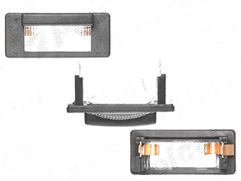 Lampa numar Volkswagen Lt 2 05.1996-12.2005, Volvo 240/244/260 (P2) 1975-1980, 240 (P2), 1981-1993, spate, Stanga = Dreapta, C5W, DEPO