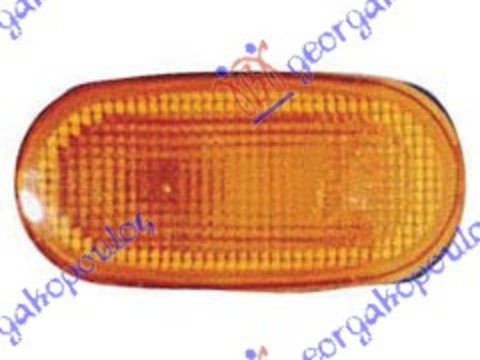 Lampa semnal MITSUBISHI P/U L200 97-99 MITSUBISHI P/U L200 99-01 MITSUBISHI P/U L200 02-06 Cod MR191444