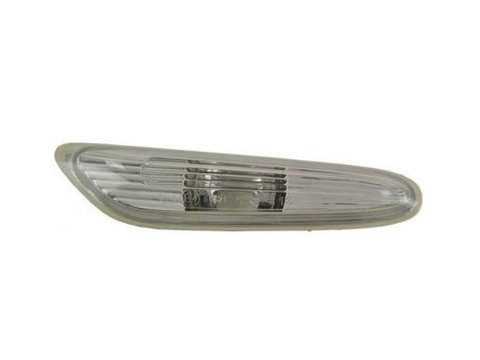 Lampa semnalizare aripa BMW Seria 1 (E81/E82/E87/E88), 09.2004-10.2013, Seria 3 (E90/E91), 11.2004-2012, Seria 3 (E92/93) COUPE/CABRIO, 09.2006-03.2010, X1 (E84), 09.2009-07.2012, DEPO, fata, partea dreapta, WY5W, alb, fara soclu bec,