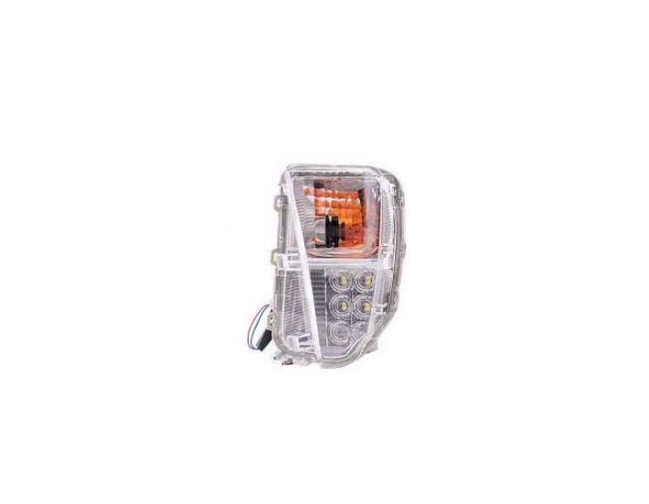 Lampa semnalizare cu lumini de zi Toyota Prius (Xw30), 05.2009-01.2016, montare fata, dreapta, Tip=USA, LED+WY21W, cu soclu bec, Omologare: SAE, TYC