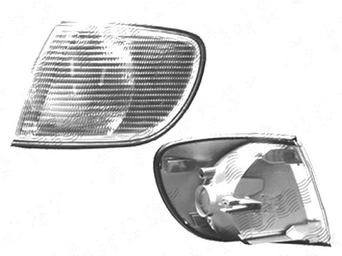 Lampa semnalizare fata Audi A6 (C4), 07.1994-10.1997, fata, Stanga, PY21W, alb, cu suport becuri, TYC