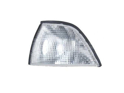 Lampa semnalizare fata BMW Seria 3 (E36), 12.1990-03.2000, model CABRIO, COUPE, DEPO, fata, partea stanga, alb, fara soclu bec,