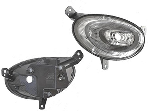 Lampa semnalizare fata cu Proiector de zi , Daytime running Fiat 500x, 04.2015-, fata, Dreapta, cu Proiector de zi , Daytime running, P21W+PY21W, fara suport becuri,