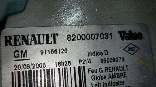 Lampa semnalizare fata Renault Trafic II