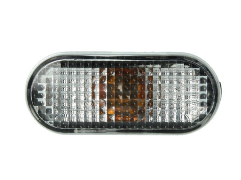 Lampa semnalizare laterala Ford galaxy 1995-2000, Seat Alhambra 1996-2001, Seat Ibiza/Cordoba 1993-2002, Inca, Toledo 1991-, VW Caddy, Golf 3, Passat B4 1993-1996, Polo 1995-1997, Sharan 1995-2000, Vento Stanga=Dreapta, alba, cu suport bec,