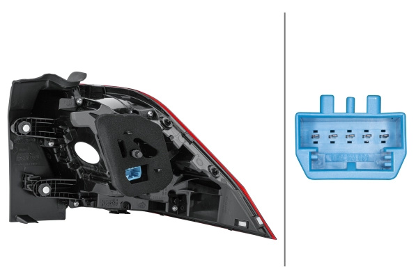 Lampa spate HELLA montare stanga 2SD012521-051 la masina VW TIGUAN (AD1, AX1) 2016 2017 2018 2019 2020 2021 2022 2023