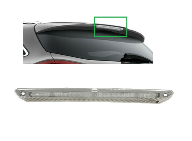 Lampa stop frana Ford Focus 3, 12.2010-08.2018 Model St, Mondeo, 10.2014- Combi, Pentru Versiunea Cu Spoiler Haion, Parte Centrala, Spate, LED, alb, Omologare: ECE/SAE, TYC