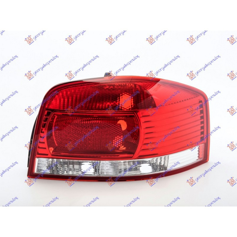 LAMPA STOP SPATE AUDI A3 8P 2003->2012 Lampa spate dreapta pt 3 usi (06.03-02.08) PIESA NOUA ANI 2003 2004 2005 2006 2007 2008