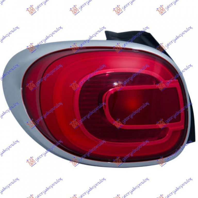 LAMPA STOP SPATE FIAT 500 L 2012->2017 Lampa spate (E) stanga, PIESA NOUA ANI 2012 2013 2014 2015 2016 2017 2018