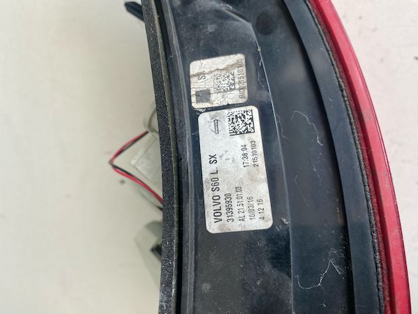 Lampa Stop Spate Stanga Volvo S60 2010-2
