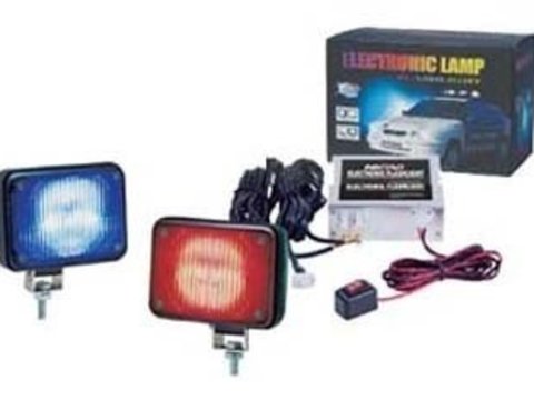 Lampa stroboscopica Flash Rosu / Albastru AL-TCT-590