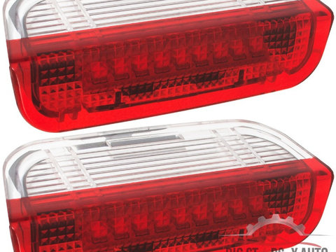 Lampi iluminare usi led Volkswagen Golf VI Anul de producție 2008-2015 SET 2 bucăți cu mufe de conectare