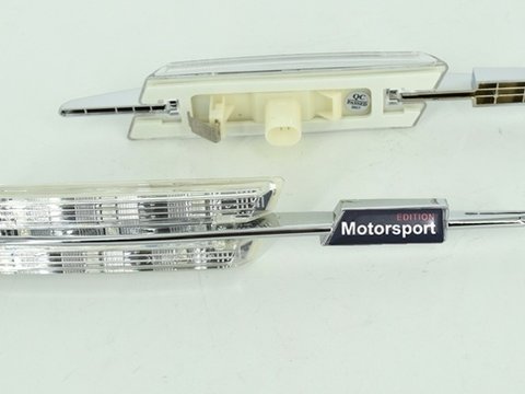 Lampi laterale LED semnalizare transparente compatibile BMW. ERK AL-TCT-3132