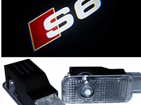 Lampi led dedicate pentru usi cu logo Audi S6