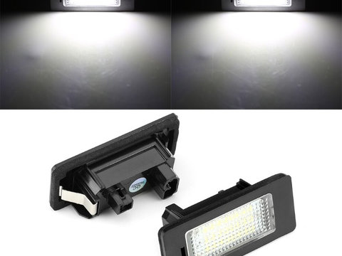 Lampi led numar inmatriculare BMW seria 3 E90 91 Seria 5 E60 E61