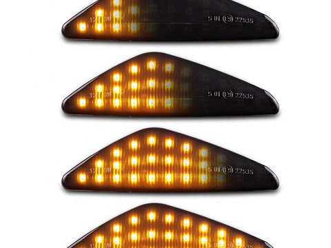 Lampi LED semnalizare dinamica compatibila BMW X3, X5, X6 ERK AL-190521-8