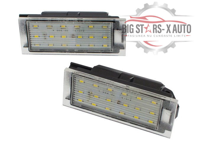 Lampi numar inmatriculare Renault Laguna 3 anul de productie 2007-2015 SET lampi LED